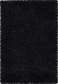 Chicago Black Shaggy Rug - MOOAZAA