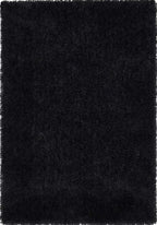 Chicago Black Shaggy Rug - MOOAZAA