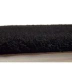 Chicago Black Shaggy Rug - MOOAZAA