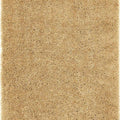 Beige area rug with a textured surface