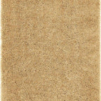 Beige area rug with a textured surface