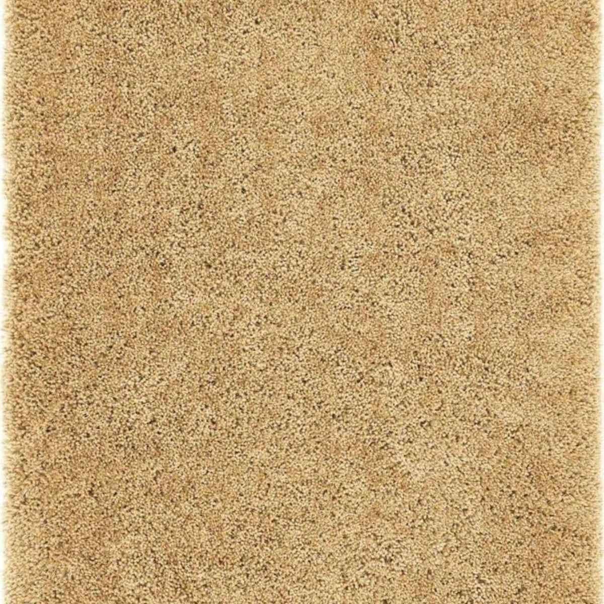 Beige area rug with a textured surface