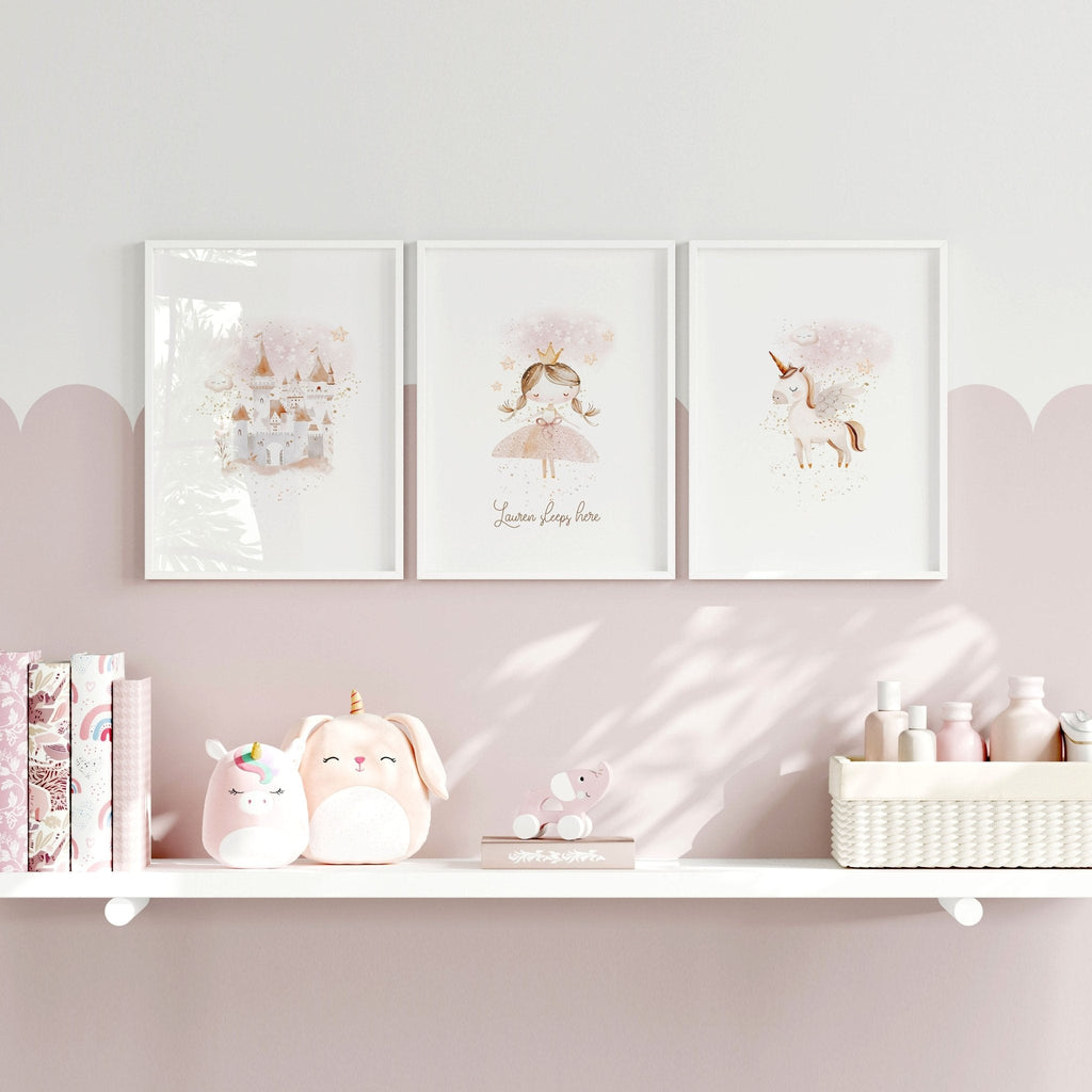 Childrens Wall Prints | Set of 3 wall art prints