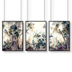 Framed Wall Art for Living Room – Set of 3 Prints