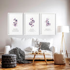 Large Christian Wall Art for Living Room – Set of 3