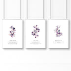Large Christian Wall Art for Living Room – Set of 3