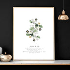 Christian Prints – Set of 3 Living Room Wall Art