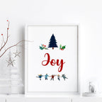 Christmas wall decorations | wall art print