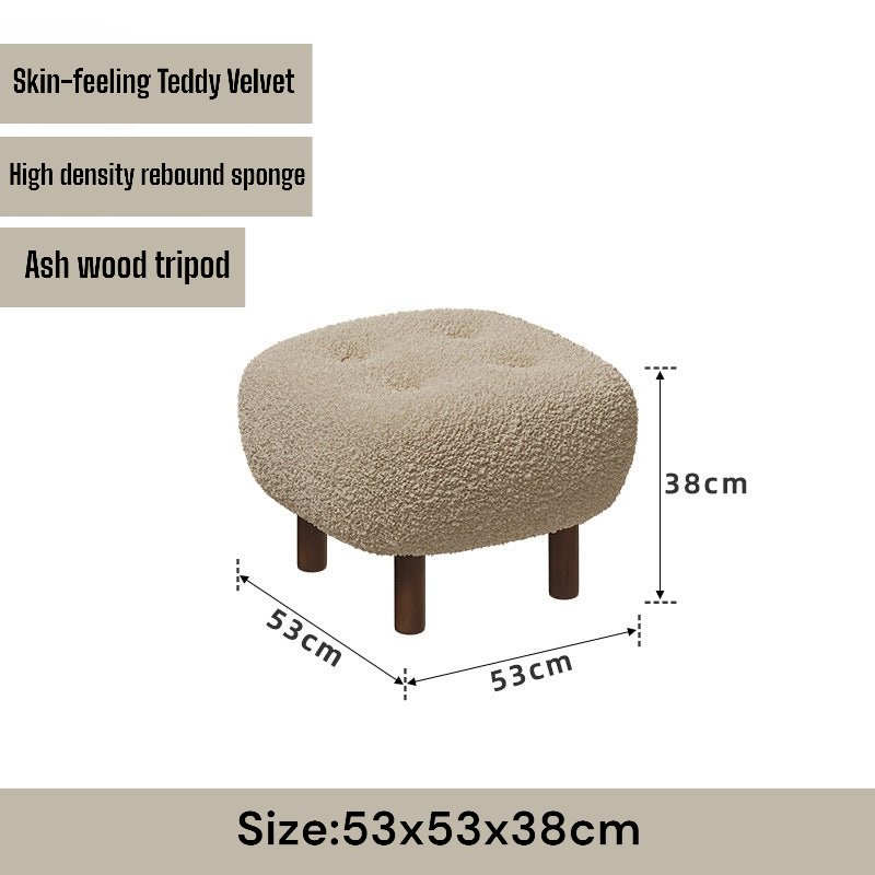 CLOUD Nine Chair, Cozy & Cream Lamb Velvet Chair - MOOAZAA 