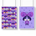 Butterflies wall art | set of 2 Wall art for Nursery