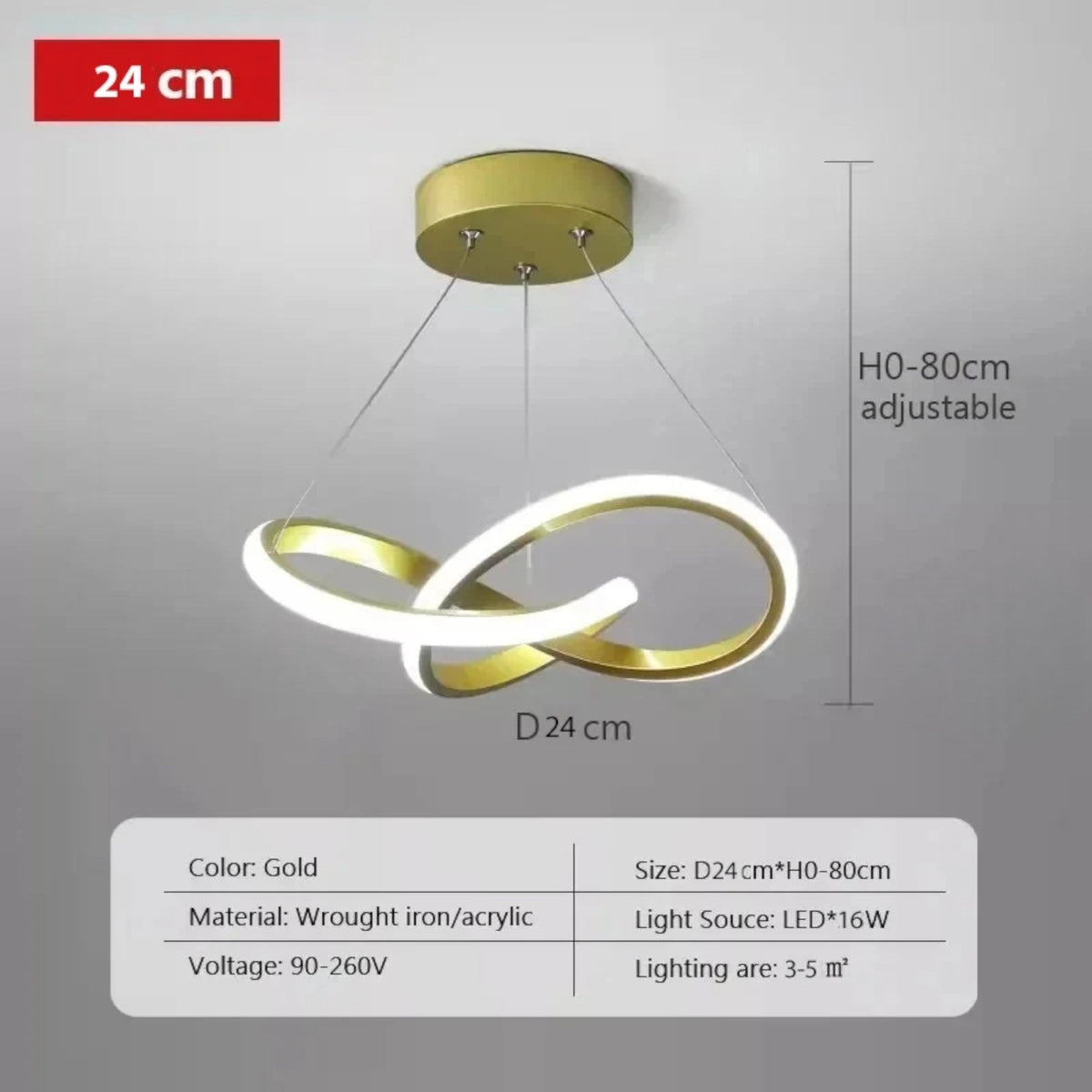 CONKON Minimalist LED Pendant Lamp - Elevate Your Space - MOOAZAA 