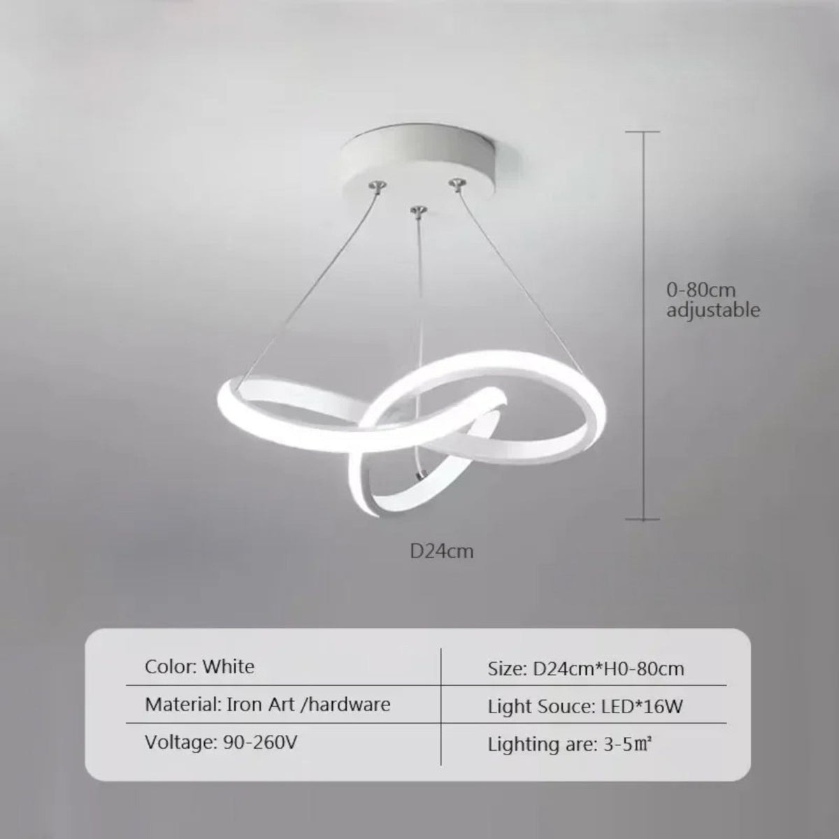 CONKON Minimalist LED Pendant Lamp - Elevate Your Space - MOOAZAA 