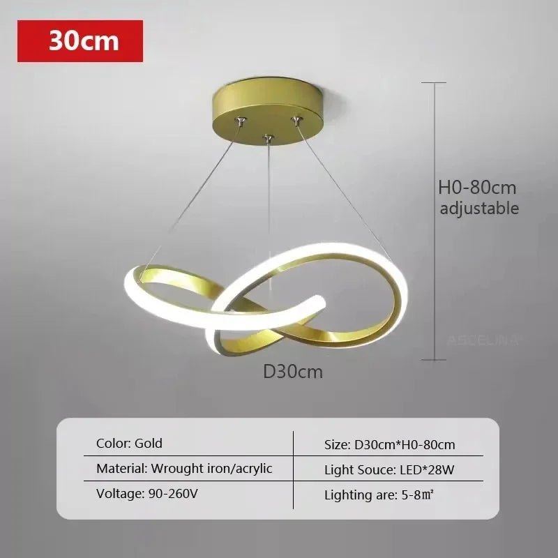 CONKON Minimalist LED Pendant Lamp - Elevate Your Space - MOOAZAA 
