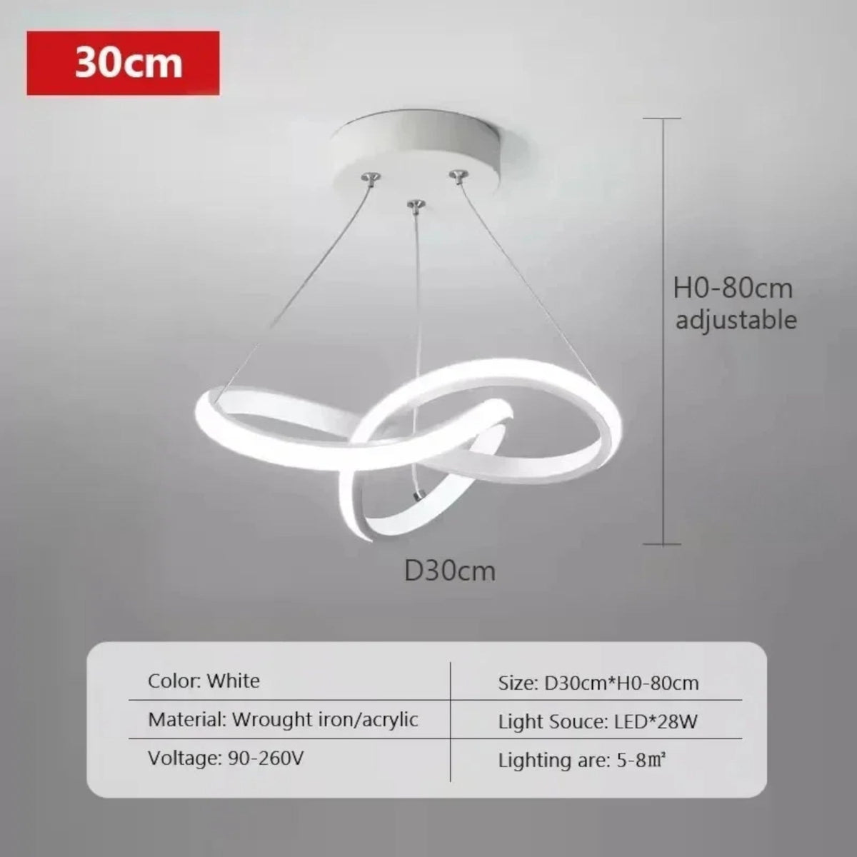 CONKON Minimalist LED Pendant Lamp - Elevate Your Space - MOOAZAA 