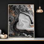 Living Room Wall Decor Ideas | Set of 3 Marble Art Prints