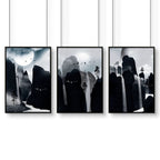 Art for living room wall | set of 3 Contemporary art prints