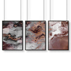 Contemporary Wall Art Decor | set of 3 framed wall art prints
