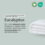 Cool & Comfy Silk Duvet Cover (Eucalyptus) - MOOAZAA