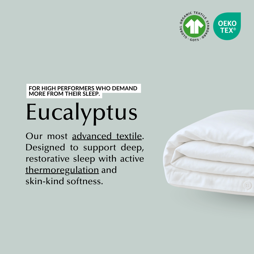 Cool & Comfy Silk Duvet Cover (Eucalyptus) - MOOAZAA