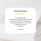 Cool & Comfy Silk Duvet Cover (Eucalyptus) - MOOAZAA