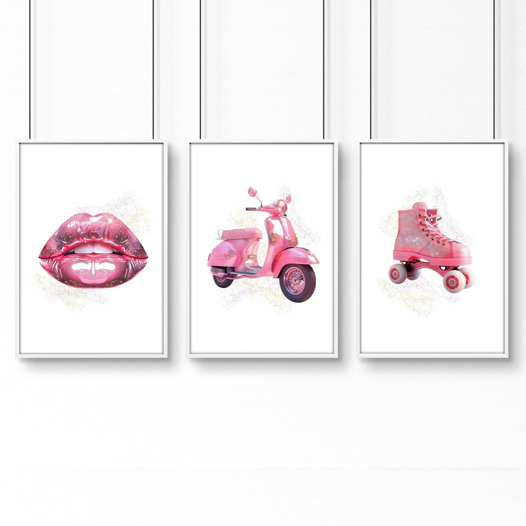 Cool Posters For Bedroom | Set of 3 Pop Wall art Prints
