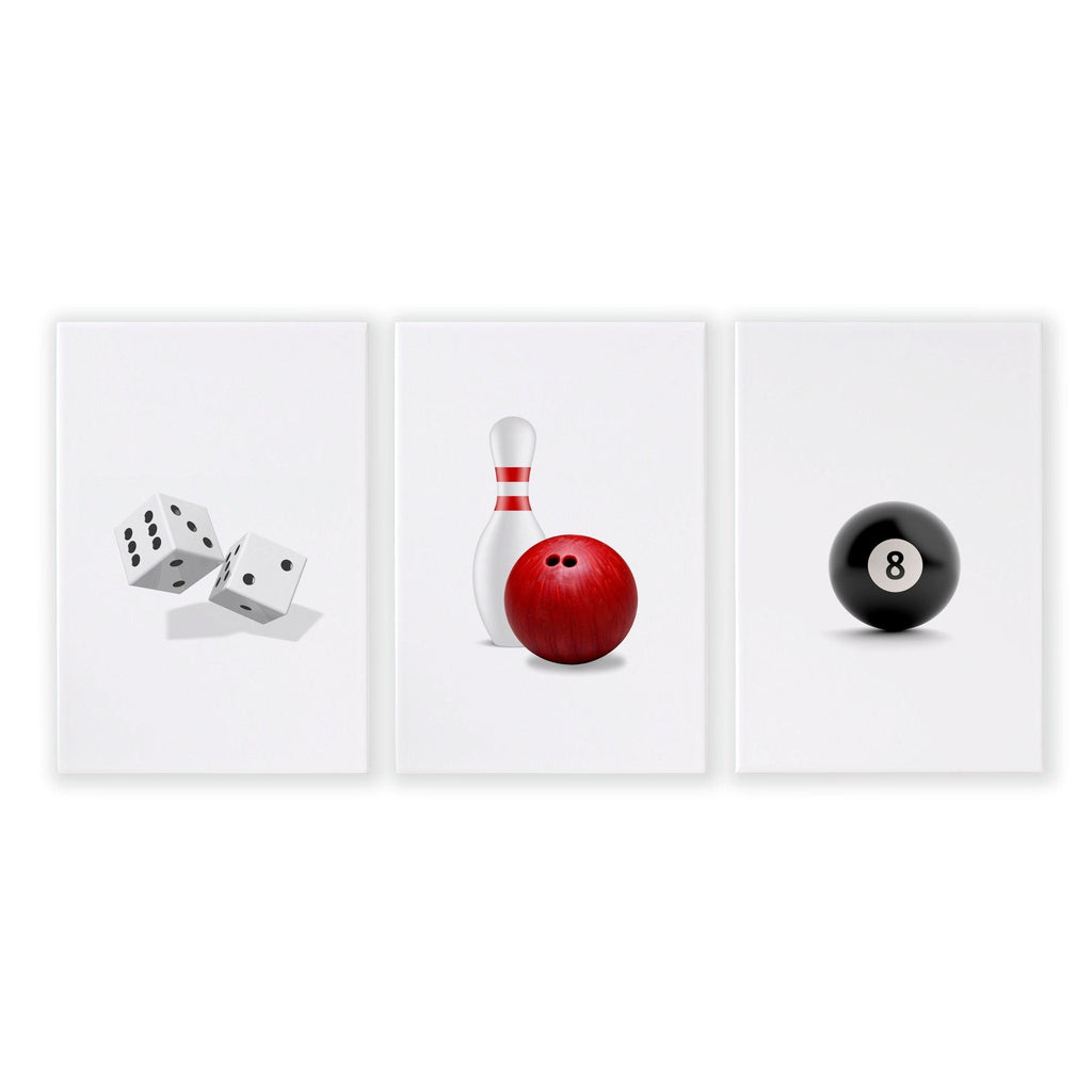Cool Wall Art | Set of 3 Pop Wall art Prints