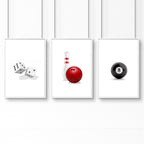 Cool Wall Art | Set of 3 Pop Wall art Prints