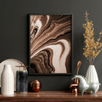 Copper Wall Art Set of 3 Framed Prints