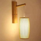 Creative Bamboo Pendant & Wall Light – Natural Woven Lighting for Home Decor - MOOAZAA