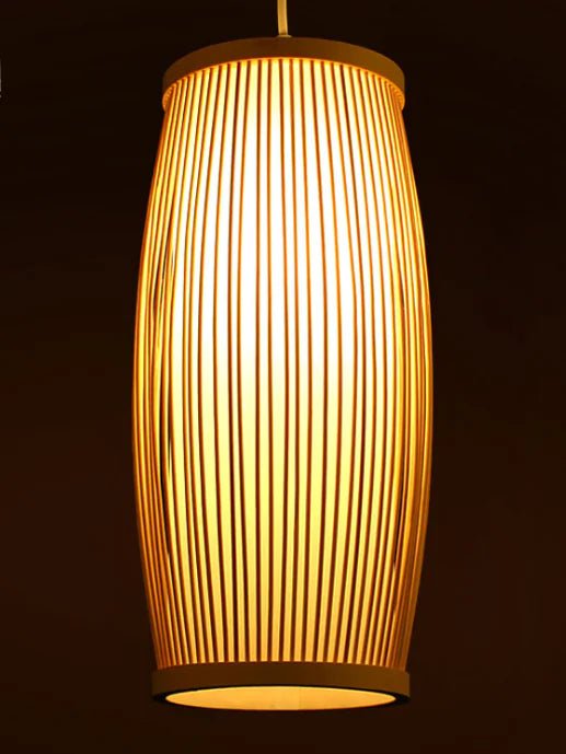 Creative Bamboo Pendant & Wall Light – Natural Woven Lighting for Home Decor - MOOAZAA