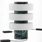 Cross - Border Simple Marble Table LED Light - MOOAZAA