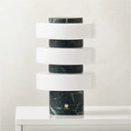 Cross - Border Simple Marble Table LED Light - MOOAZAA