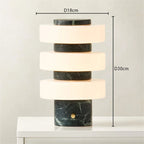 Cross - Border Simple Marble Table LED Light - MOOAZAA