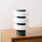 Cross - Border Simple Marble Table LED Light - MOOAZAA