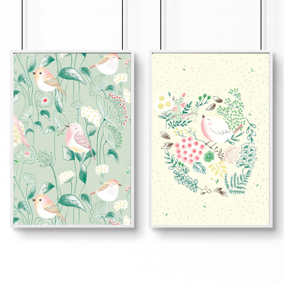 Nursery wall art | set of 2 wall art prints