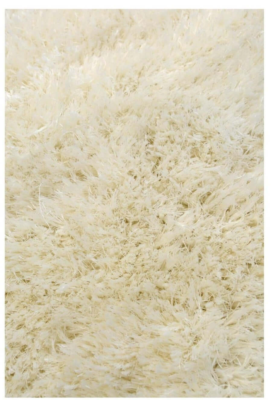 Soft Washable Ivory Shaggy Rug | SA-01