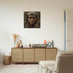 Retro Futurism Pharaoh Wall Art – Modern Egyptian Poster