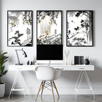 Decoration For Office Walls | Set of 3 wall art prints