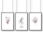 Decorative Laundry Room Accessories | Set of 3 wall art prints