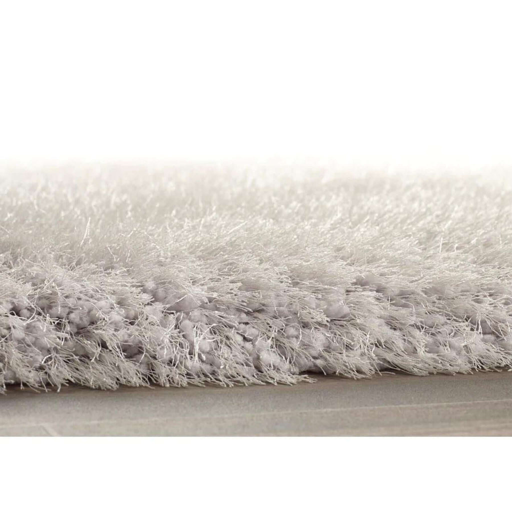 Extravagance Silver Grey Shaggy Rug