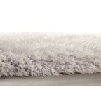 Extravagance Silver Grey Shaggy Rug