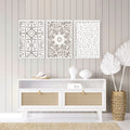 Shibori tie dye Set of 3 framed wall art prints