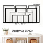 Extra Large Wall Art For Living Room | Set of 3 Boho Women Wall art Prints