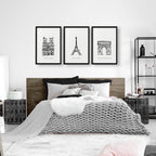 Extra Large Wall Arts | Set of 3 Paris Landmarks Wall art Prints