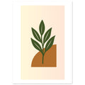 Botanical Wall Art - Green Leaf Print