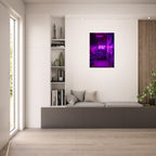 Graffiti Wall Art – Neon Urban Alley Print