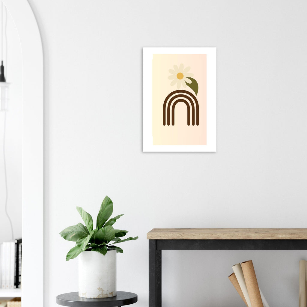 Minimalist Floral Daisy Print