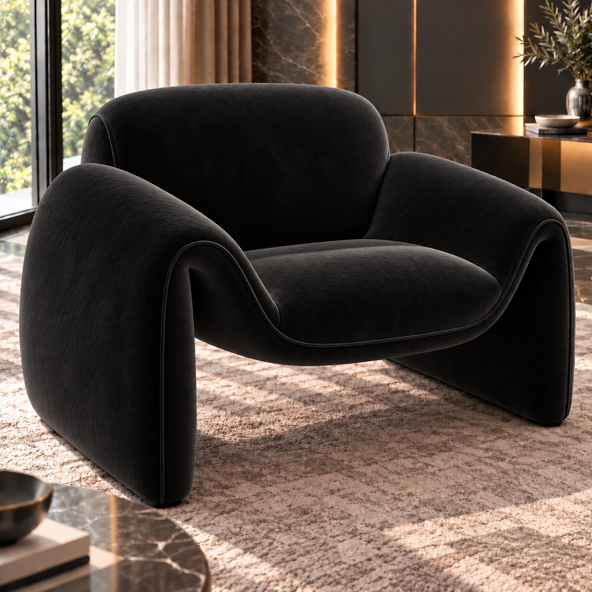 Aurelia Curved Modular Sofa & Leisure Chair | Mooazaa