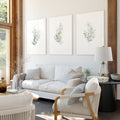Floral Artwork Prints | Set of 3 wall art prints