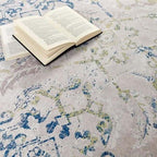 Washable Rug Florence Cream and Blue